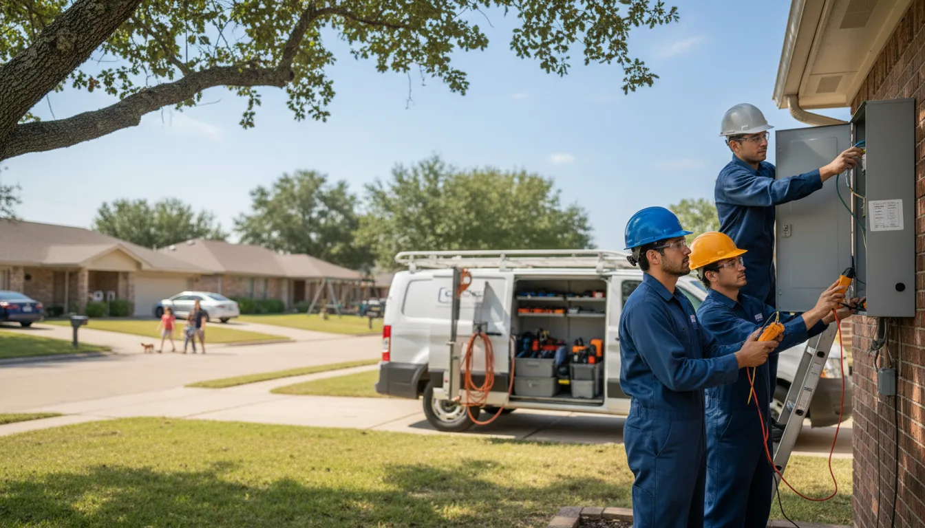 Certified electrician providing emergency electrical services in Scott, MS
